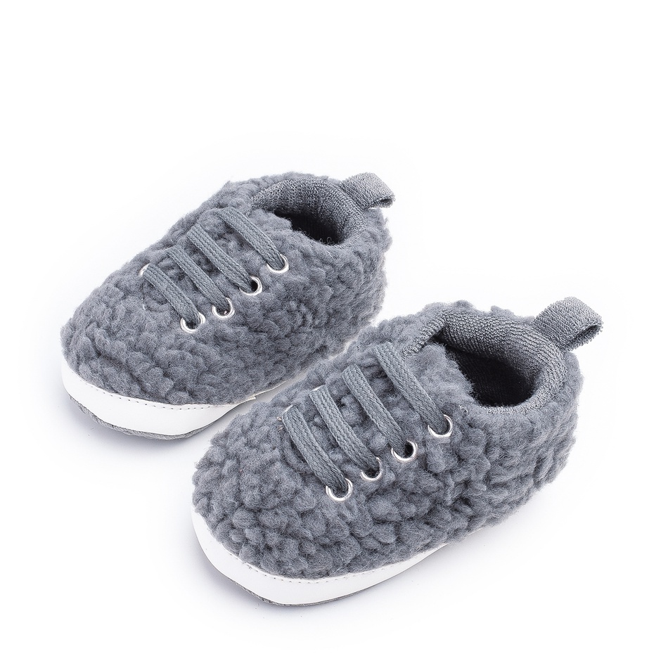 Baby / Toddler Furry Polarfleece Solid Prewalker Shoes